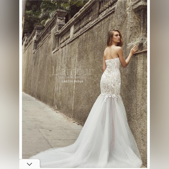 L'Amour Robyn Calla Blanche Wedding Dress - Picture 3 of 10